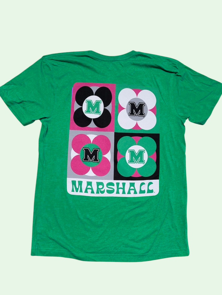 Marshall U Flower Power Tee Shirt
