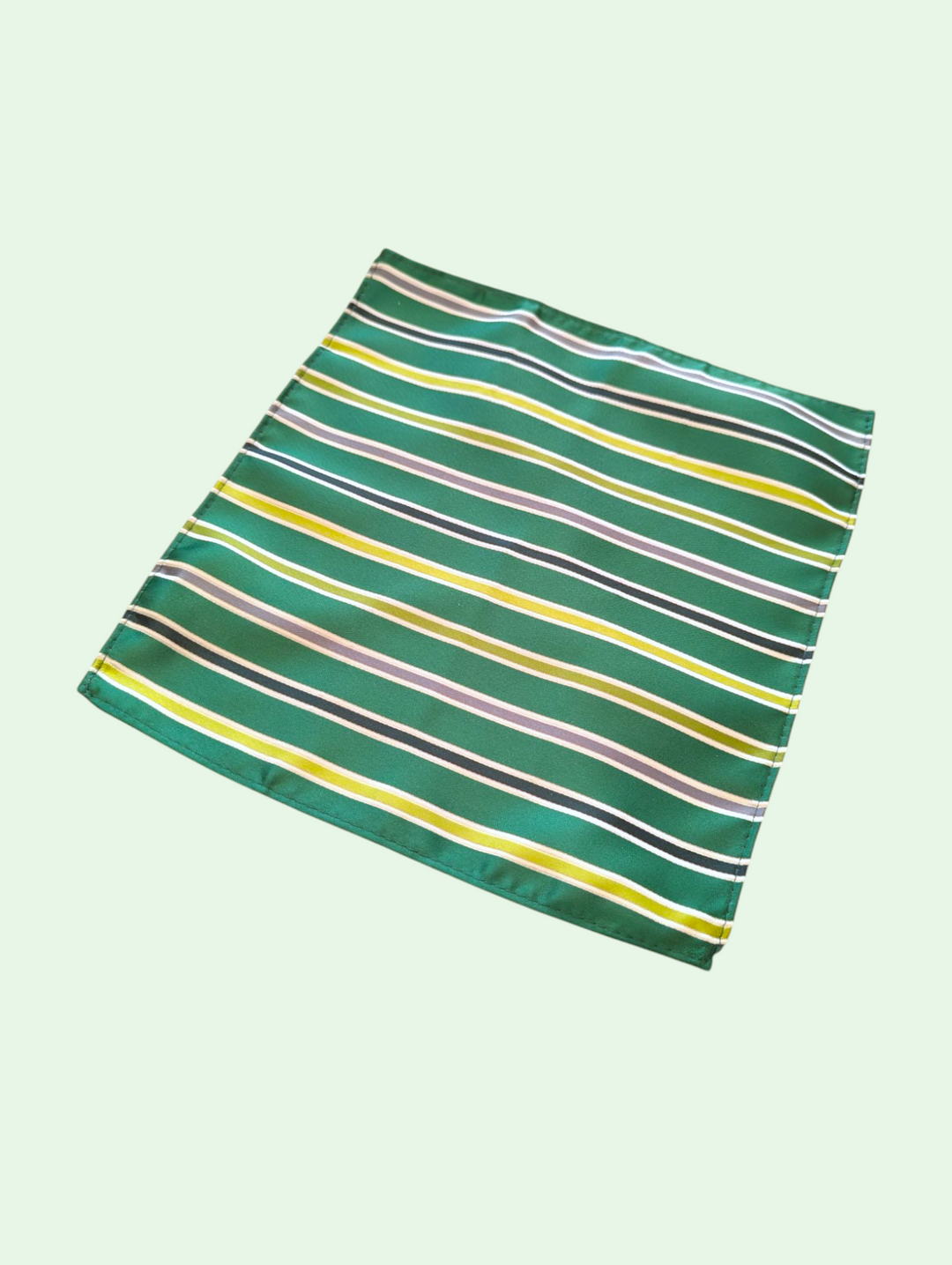 Bright Stripe Pocket Square