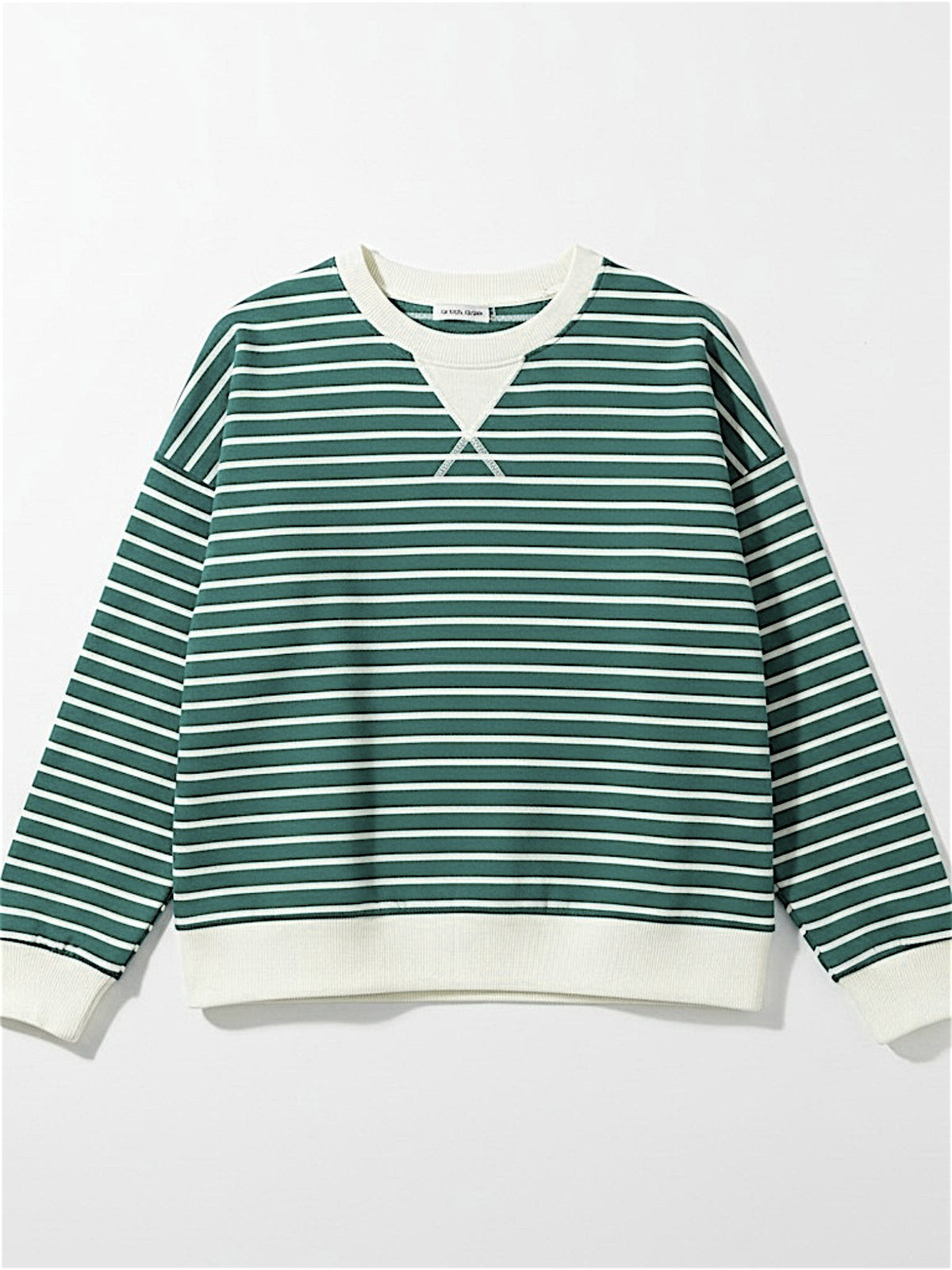 Striped Banded Pullover