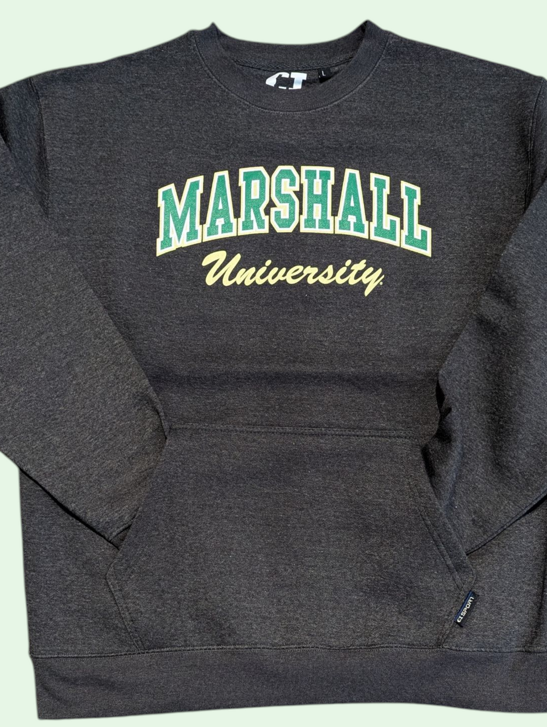 Marshall U Muse Pocket Crew Sweatshirt