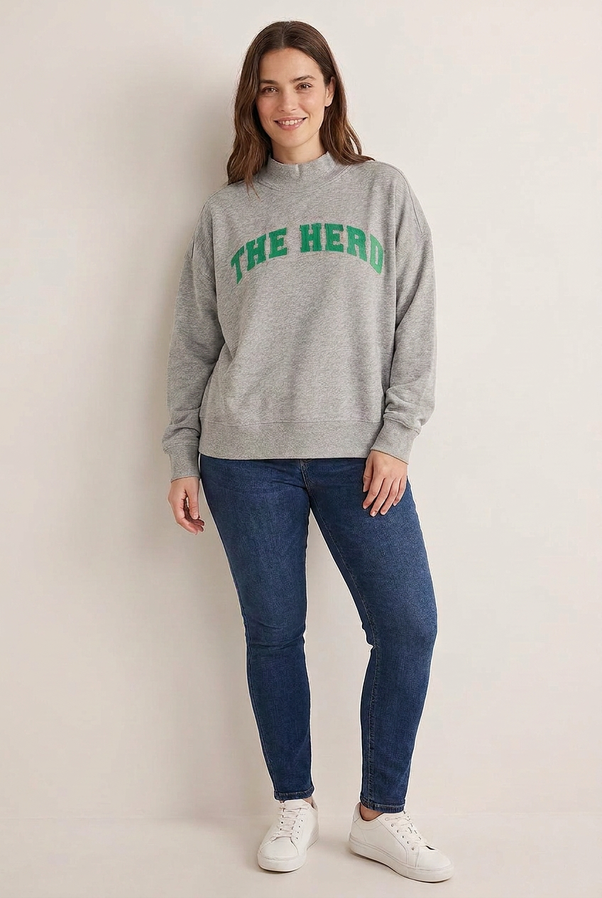 Marshall Diana Mock Neck Sweatshirt