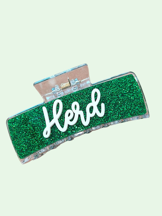 Glitter Claw Hair Clip