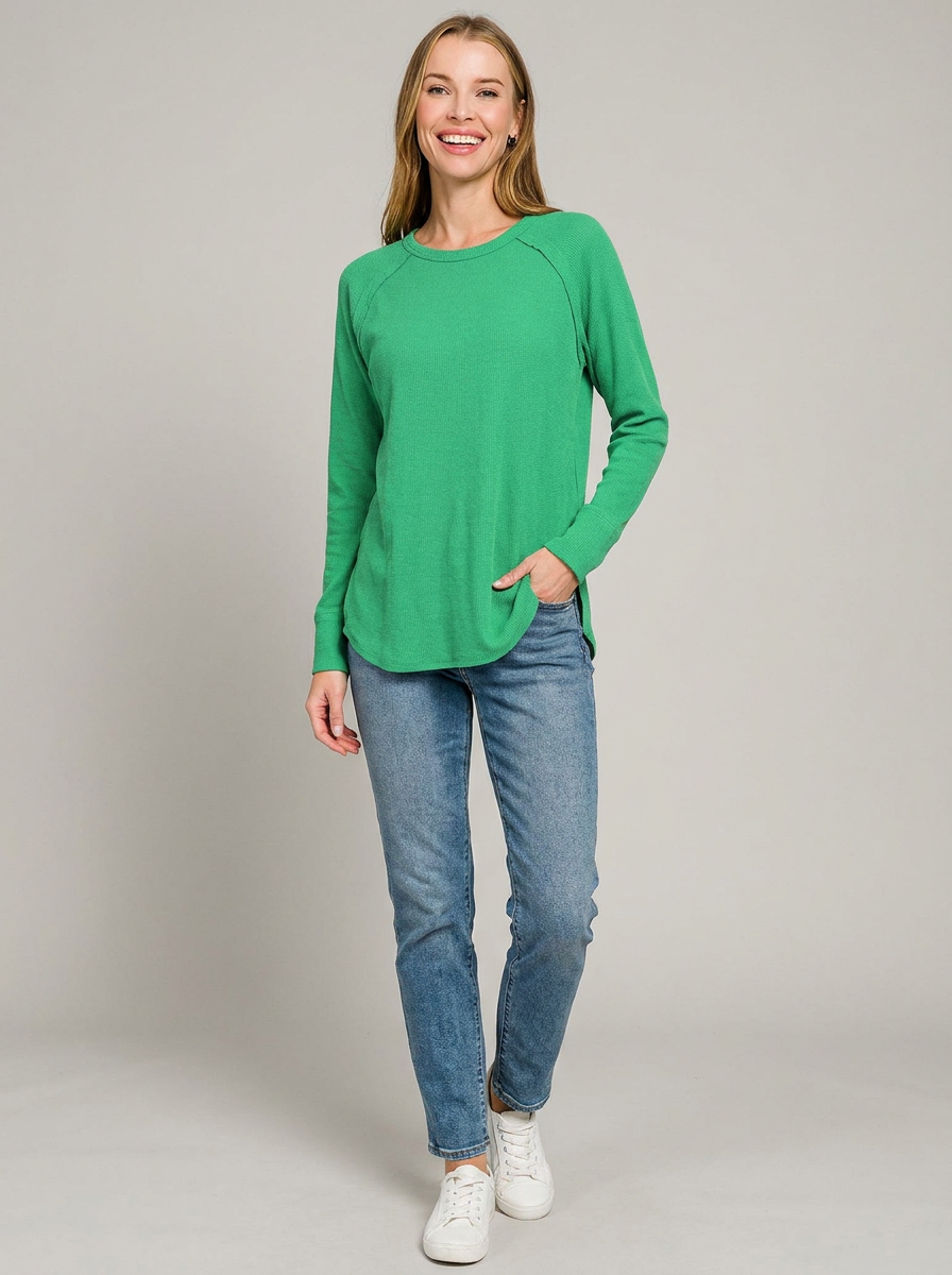 Baby Waffle Long Sleeve Tee