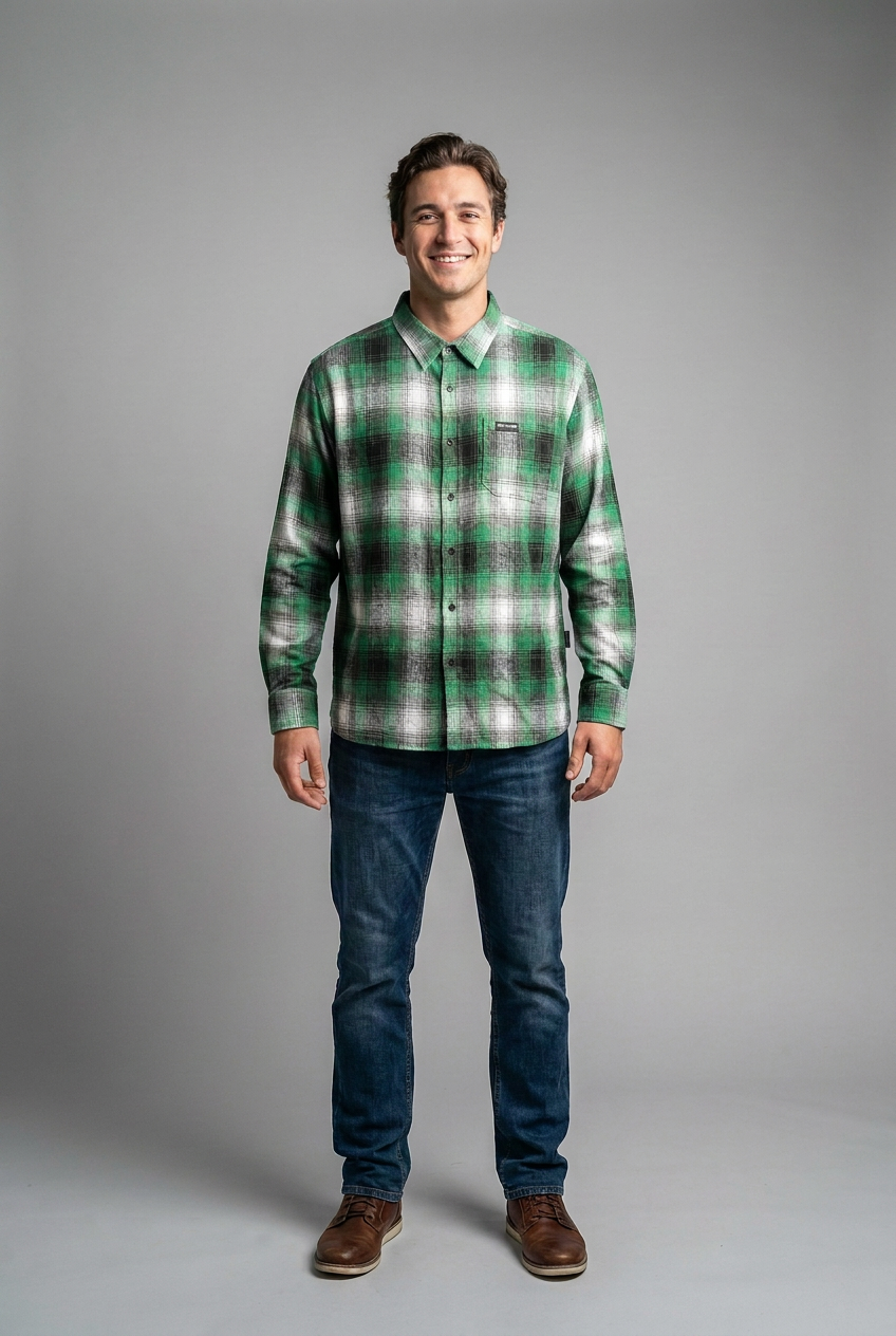 Men's Long Sleeve Flannel Shirt