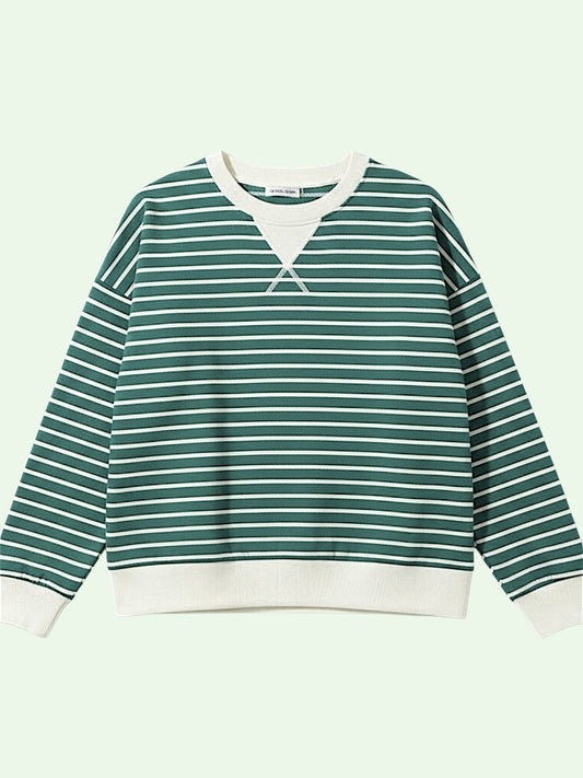 Striped Banded Pullover