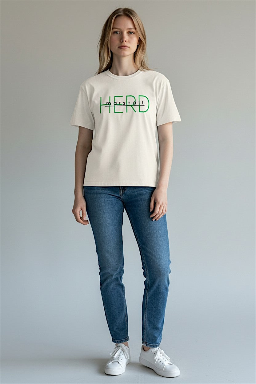 the summer jersey tee on a female AI model