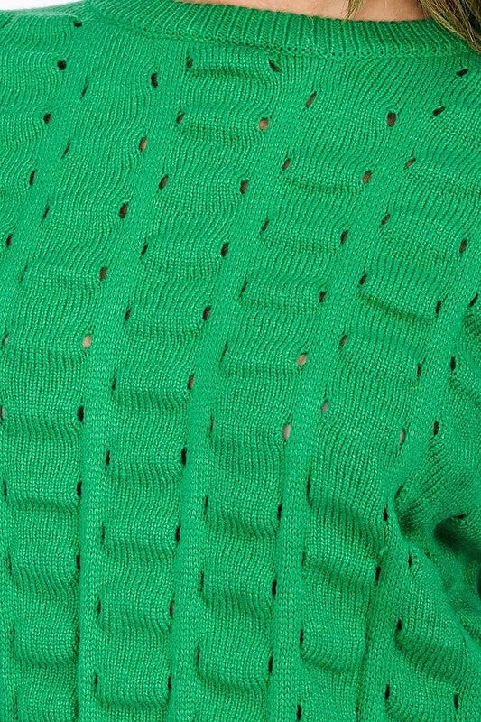 Detail Knit Pullover Sweater