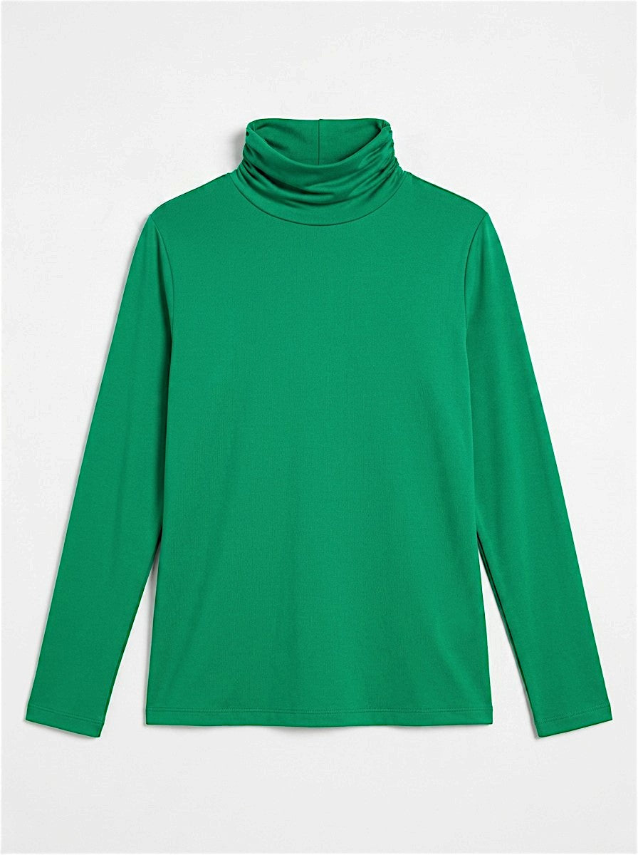 Brushed Turtleneck Top