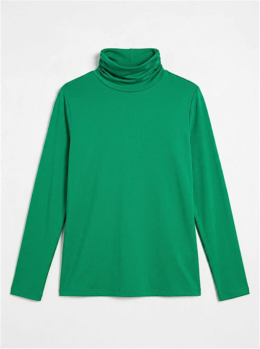 Brushed Turtleneck Top