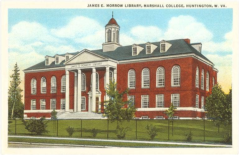 Morrow Library, Marshall College, Huntington, WV Magnet