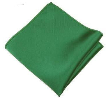 Kelly Green Silk Pocket Square