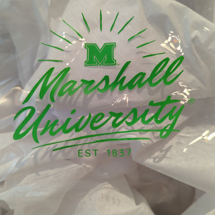 Marshall University Sunburst Clear Stadium Tote Bag