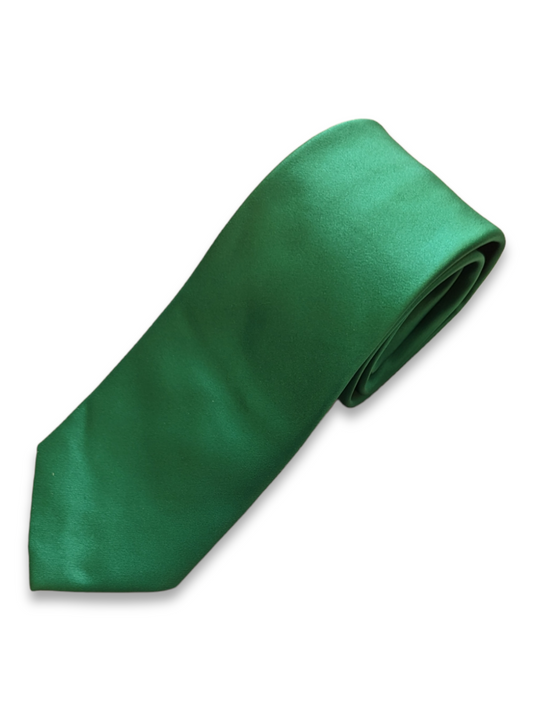 Solid Kelly Green Necktie