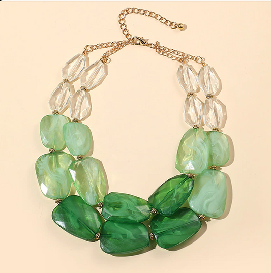 Chunky Layered Choker Necklace